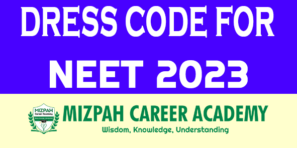 NEET 2023 dress code