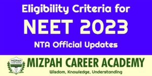 Eligibility Criteria for NEET 2023